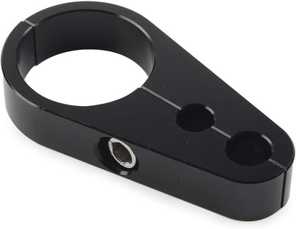 ya 11 9.14 baidiMotorcycle Brake Clutch Cable Wire Clamp Clip fit Harley 1-1/4 Handlebar