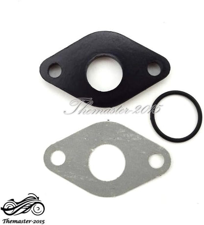 ya 2 8.15 17mm Carburetor Carb Intake Gasket For GY6 50cc Moped Scooter part Taotao Roketa