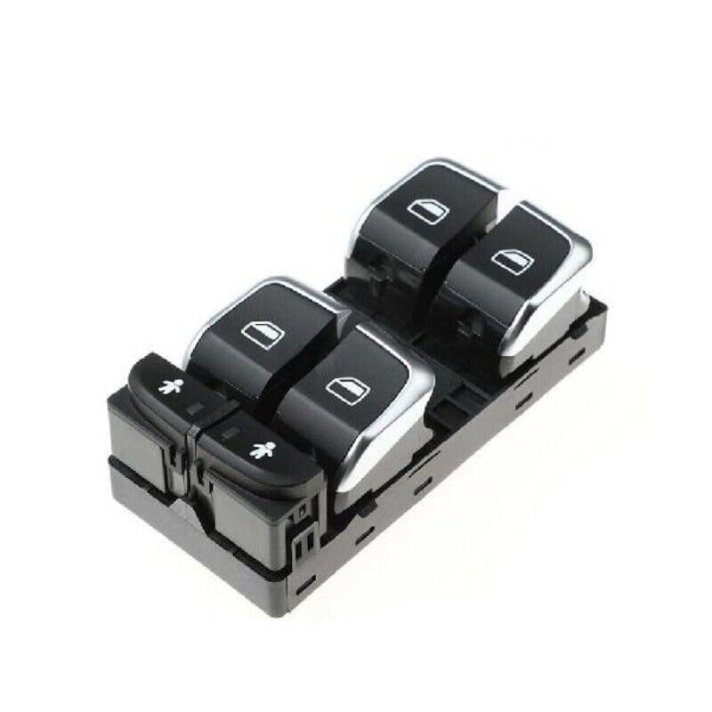 ya 8 8.24 baidi Suitable for 2013-2014 for Audi A6 Allroad Left Front Drive Side Window Switch with Chrome Plating