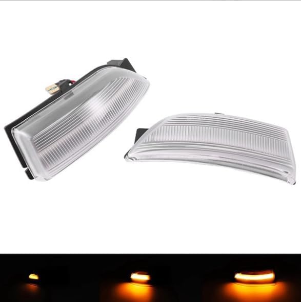 ya 4 8.10 2 Sequential LED Side Mirror Turn Signal Lights for 2019-2023 for Ford Ranger Lariat 