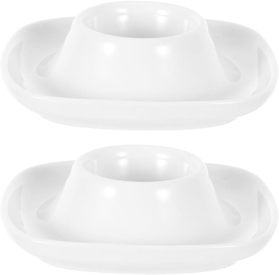 ya 14 9.20 baidi 2 Pcs Egg Tray Adorable Stand Holders Rack Breakfast-1