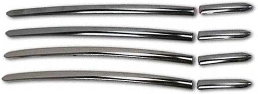 ya 4 8.8.2 for Ford Mondeo Fusion 13-20 Steel Outside Door Handle Cover Trim Black M