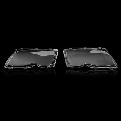 ya 4 8.14 For 2002-2005 for BMW E46 3 series 4DR Headlight Lens Headlamp Cover Replace Lenses