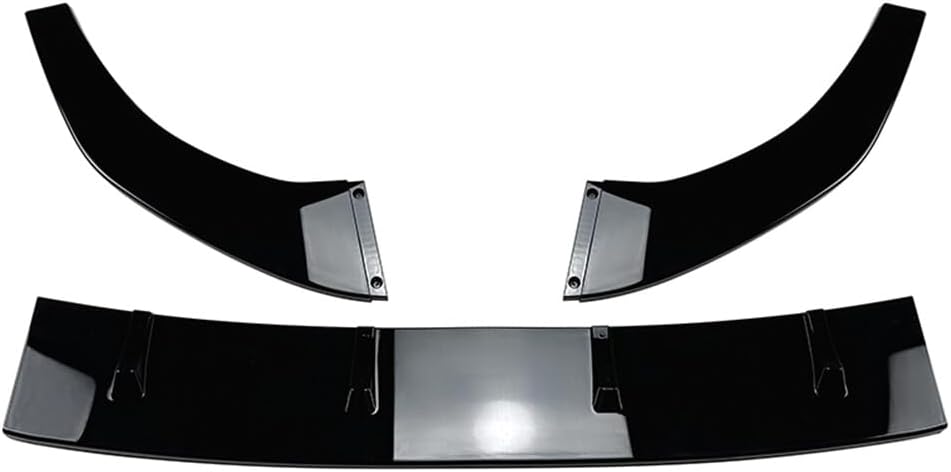 ya 2 8.15 Front Splitter Spoiler Lip Body Kit Fit for VW for Golf MK8 GTD GTE R R-Line Glossy