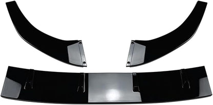ya 2 8.24 baidi Front Splitter Spoiler Lip Body Kit Fit for VW for Golf MK8 GTD GTE R R-Line Glossy