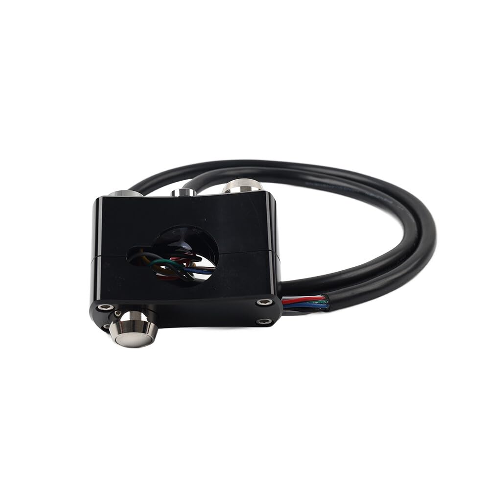 ya 9 10.24 1 Motorcycle Handlebar Control Switch Horn Turn Signal Light Fit Harley Bo