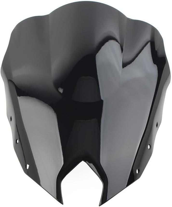 ya 2 8.15 Windshield Windscreen Wind Screen Wind Shield for Yamaha FZ-6R 2009-2015 Black