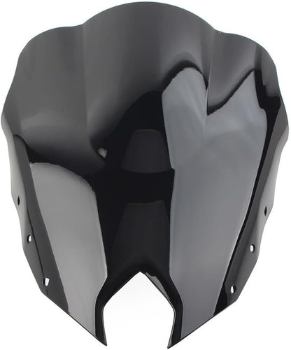 ya 2 8.15 Windshield Windscreen Wind Screen Wind Shield for Yamaha FZ-6R 2009-2015 Black