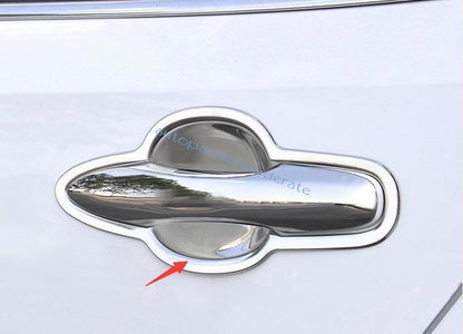 ya 5 8.10 for Toyota for Corolla 20-2024 Silver Steel Exterior Side Door Bowl Cup Cover Trims