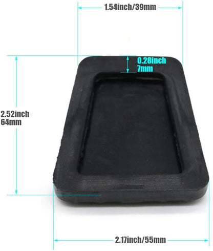 ya 11 9.14 baidiSet of 2 Brake Clutch Pedal Pad Cover for Hyundai Accent Sonata Santa Fe