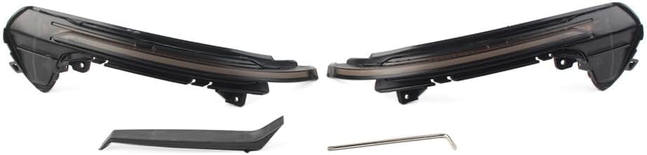 ya 4 8.10 2x Dynamic LED Mirror Indicator Turn Signal Light for Audi A6 C7 C7.5 RS6 S6 4G