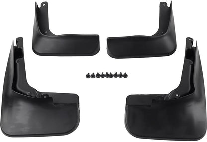 ya 4 8.10 for Ford Fusion 13-19 Splash Guard Mud Flaps Mudflap Mudguards Front Rear Black