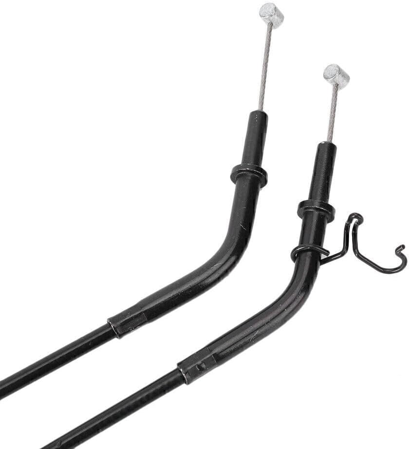 ya 4 8.8.2 2x Black Throttle Cable Accelerator Wire for Kawasaki ZX10R 2016-2017