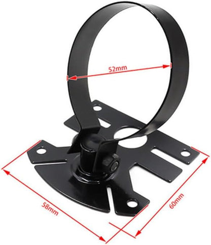 ya 4 8.14 2 52mm Adjustable Single Hole Car Gauge Meter Pod Mount Holder Swivel Bracket