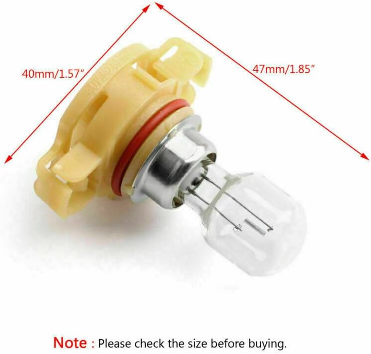 ya 4 8.8 For PSX24W x 1 Bulb Standard Car Foglight Beam 12276 Fog Lamp CA U1