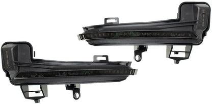 ya 14 9.20 zhengce Dynamic LED Mirror Turn Signal Light Smoked Lens For 2015-2023 for Skoda S-1