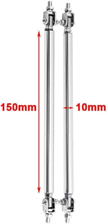 ya 4 8.14 15cm Adjustable Front Bumper Lip Splitter Spoiler Strut Rod Tie Support Bar