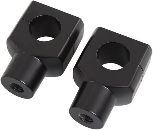 ya 4 8.8.2 2pcs Motorcycle 1 Inch Handlebar Riser Mount Aluminum Alloy Suitable for Most Cruisers Bobber Chopper