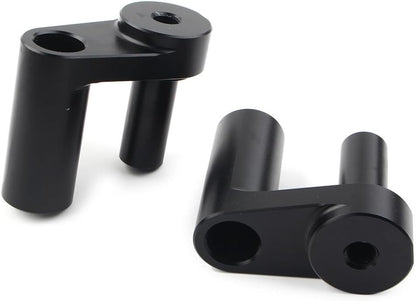 ya 4 8.14 Handlebar Risers Kit 1.625 Back Move Mount Clamps for BMW R1200RT R1250RT Black
