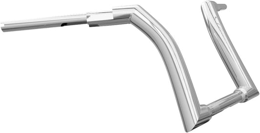 ya 4 8.14 Chrome 14 Ape Hanger Handlebar 1.25 Riser for Harley Road King Road Glide 14-23