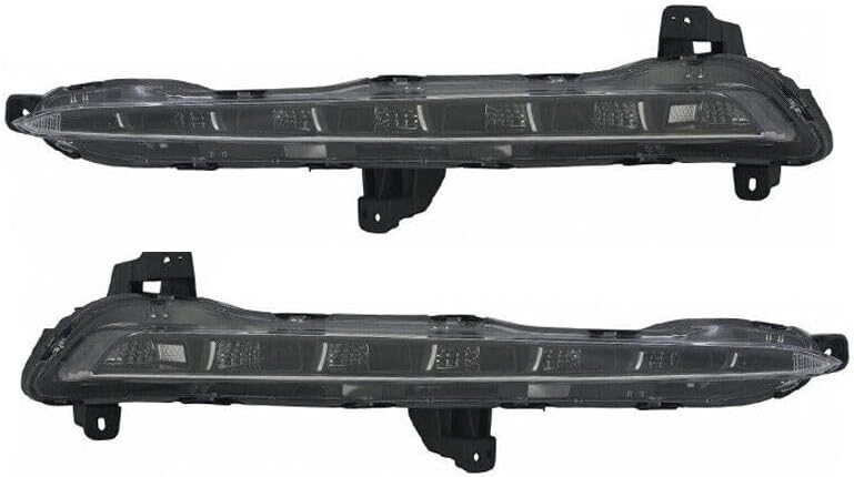 ya 10 9.16 zhengce LED Fog Light Daytime running light Pair for Hyundai Sonata 2015-2017