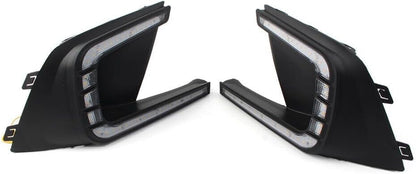 ya 2 8.15 DRL LED daytime running lights collision fog lights suitable for Honda Civic 11th generation