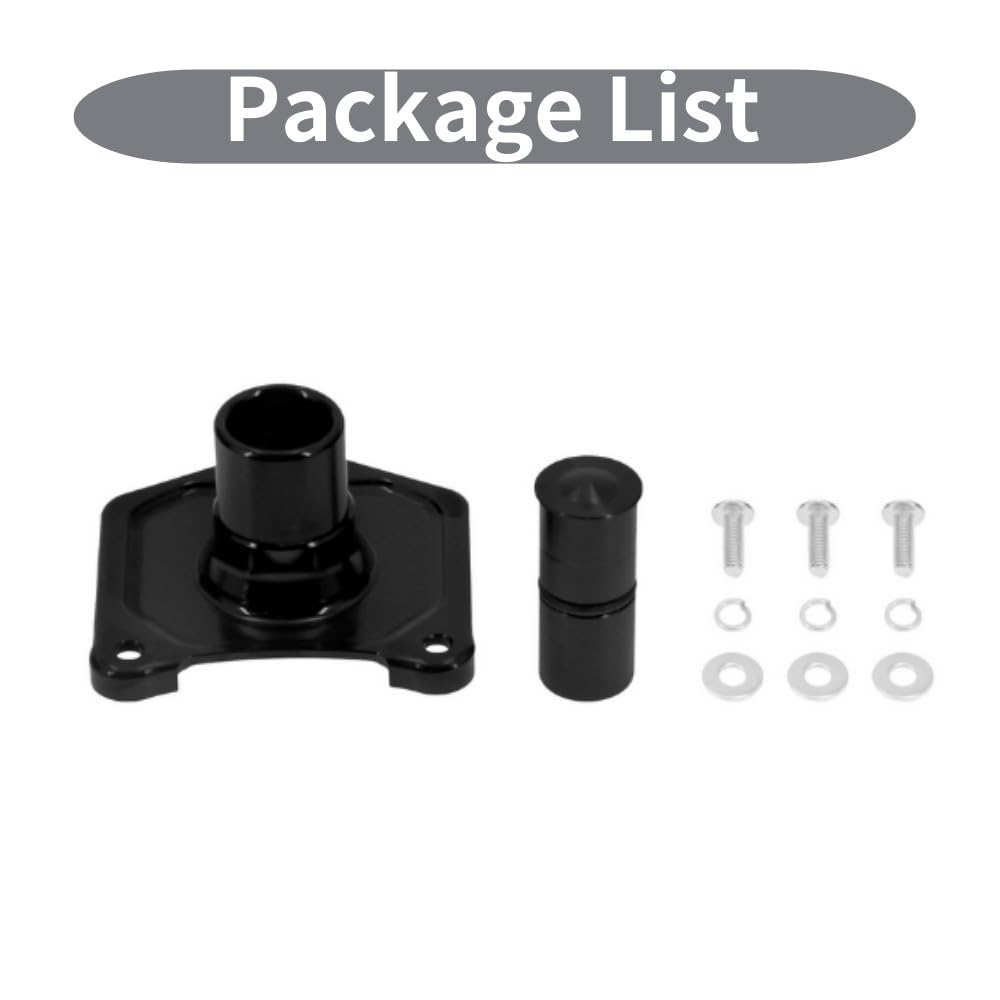 ya 13 9.15 baidi Mid Black Solenoid Protective Cover Button Beginner for Harley Dyna Big Twin 1991-2017 -