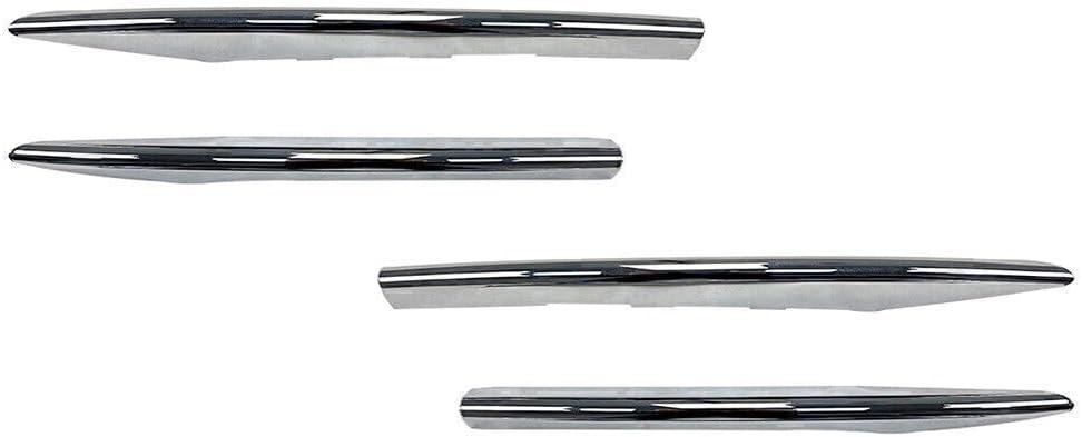ya 4 8.14 for Mercedes-Benz E Class W213 E260 E300 E53 Chrome Front Fog Light Trim Cover