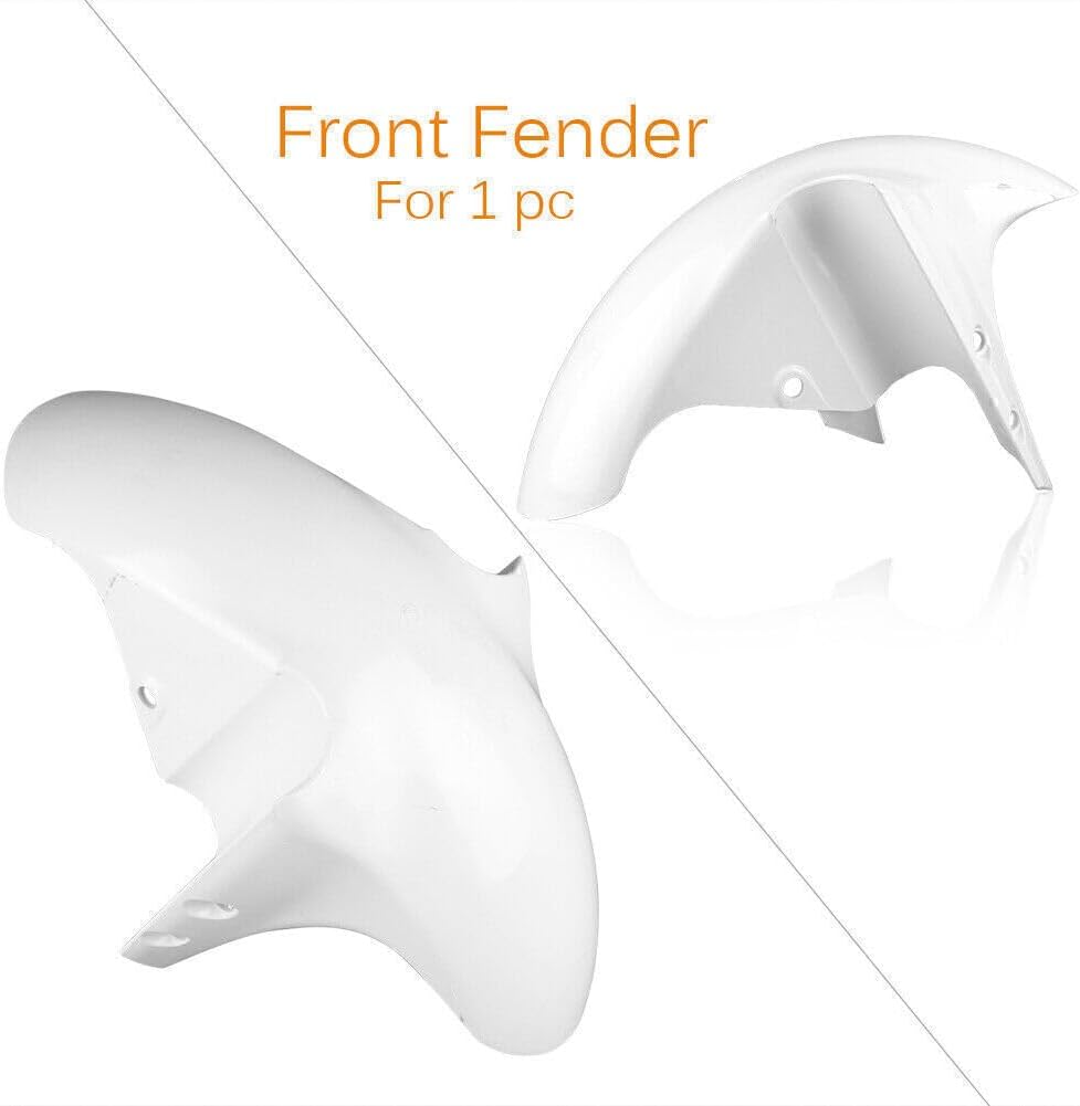 ya 4 8.10 for Yamaha 1998 1999 2000 2001 YZF R1 ABS Unpainted Front Fender Fairing Cowl
