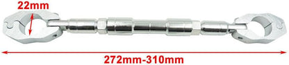 ya 4 8.10 Universal Motorcycle Balance Bar 7/8'' 22mm Cross Bar Handlebar Crossbar Red