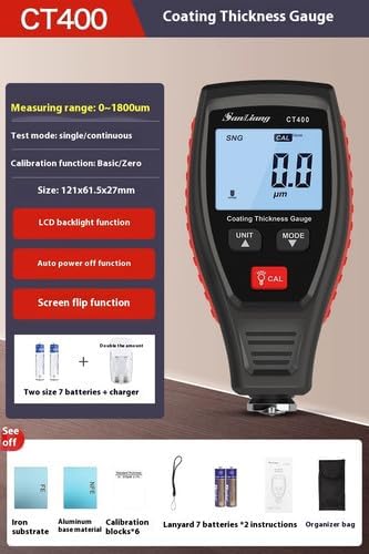 ya 28 10.13 baidi Coating Thickness Gauge Paint Film Meter Paint Surface Tester Range 0~1300¦Ìm-1