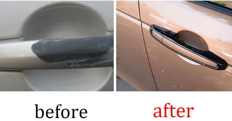 ya 5 8.10 8X for Discovery Sport 2016-25 Gloss Black Exterior Side Door Handle Cover Trims