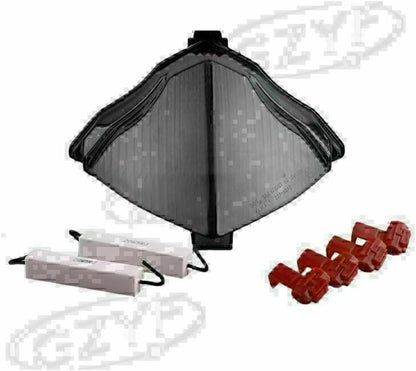 ya 5 8.24 baidi LED Turn Signals Tail Brake Running Light Smoke Lens Fit for Yamaha YZF R1 2004-2006