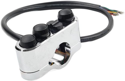 ya 6 8.14 1 Handlebar Control Switches w/Wiring Harness CNC for Harley Dyna Sportster