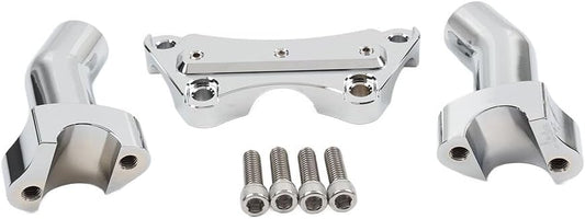ya 4 8.8.2 3.5 Handlebar Riser & Top Clamp Fit for Harley Fat Boy Heritage Softail FXST FLSTN