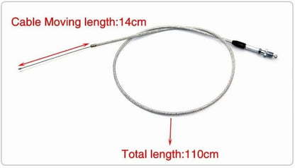 ya 5 8.24 baidi 110cm Green Throttle Cable Motorcycle ATV Single Head For Motorcycle