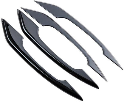 ya 2 8.15 Suitable for Audi Q5 2018-2021 Black Titanium Car Exterior Door Handle Cover Decoration 