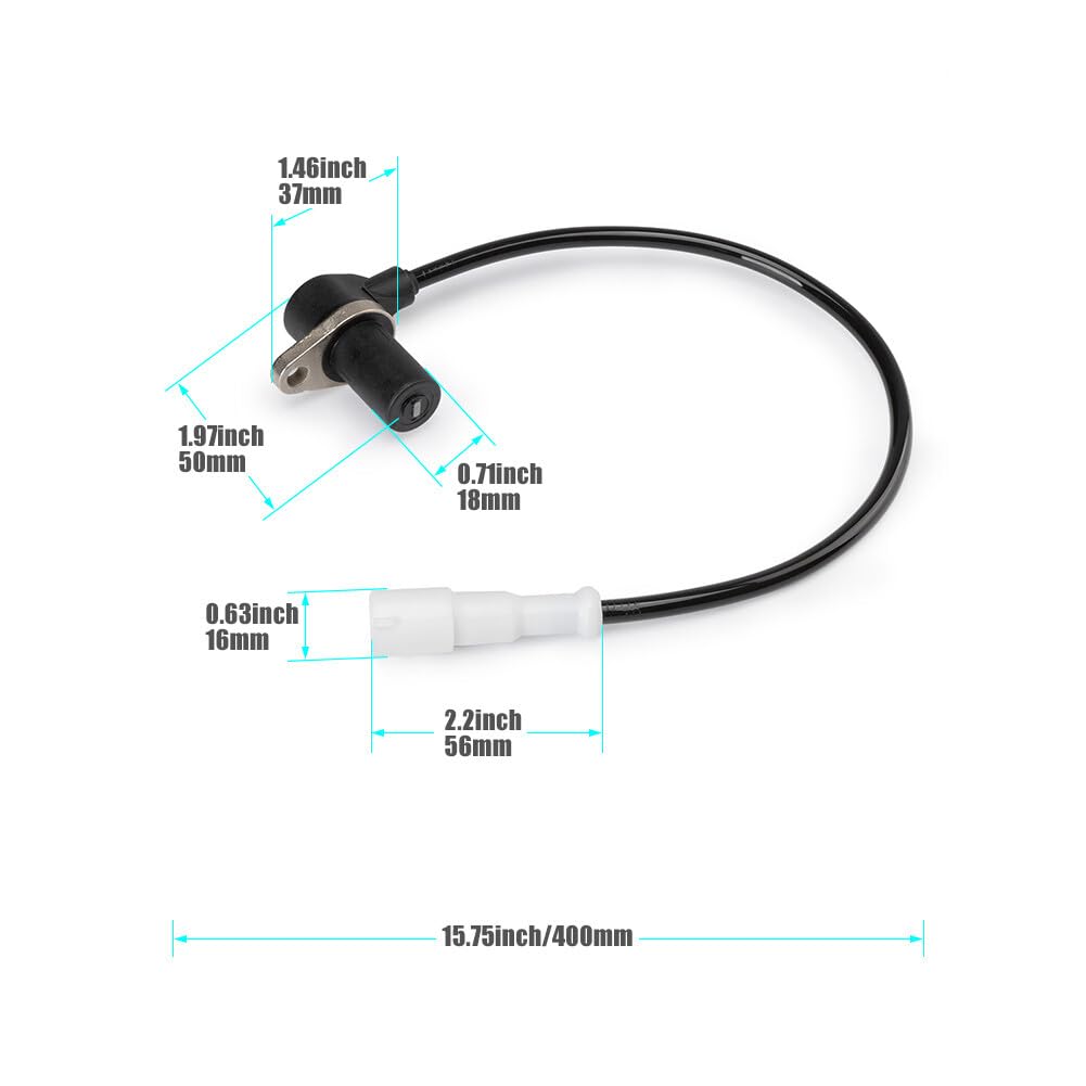 ya 10 9.16 zhengce 2Pcs Rear ABS Wheel Speed Sensor Fit for Holden Commodore VT VX VU WH 92050