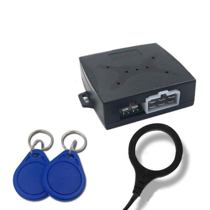 ya 4 8.8 Car Ignition Switch 12V RFID Engine Start Button Keyless Entry Starter Kit 