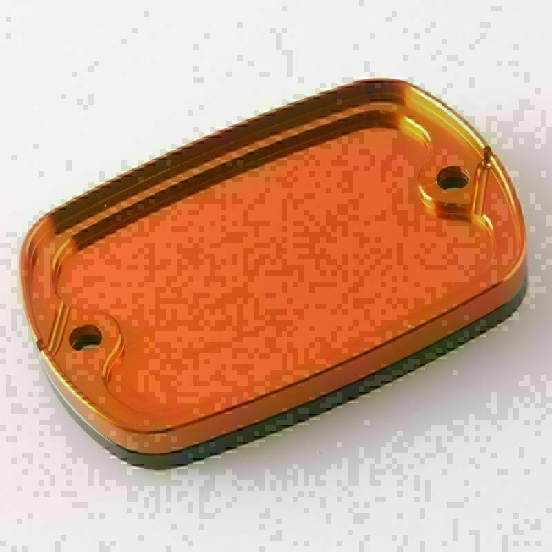 ya 2 8.15 Brake Fluid Tank Cap Fit for Yamaha T-Max 500 2004-2011 & T-Max 530 2012-2014 Orange