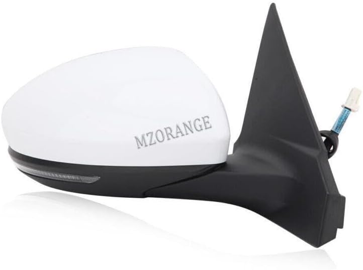 ya 11 9.14 baidiRight Side Mirror for Nissan Sentra 2020-21 Power for MAN ual Fold Heated White 7Pins