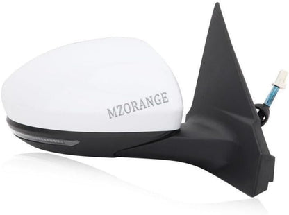 ya 11 9.14 baidiRight Side Mirror for Nissan Sentra 2020-21 Power for MAN ual Fold Heated White 7Pins