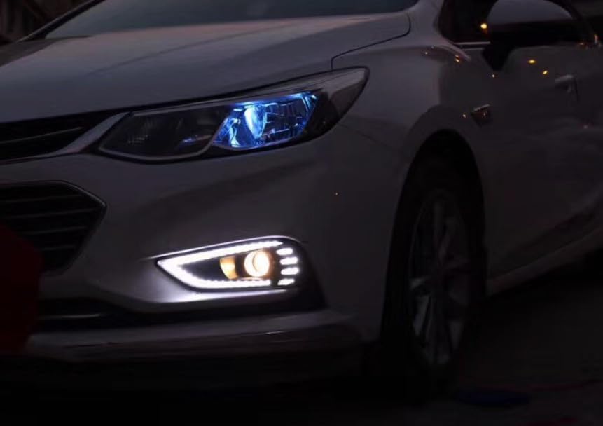 ya 9 10.24 Front Fog Light Assembly for Chevrolet for Cruze 2016-2018 LED Driving Lights Pair