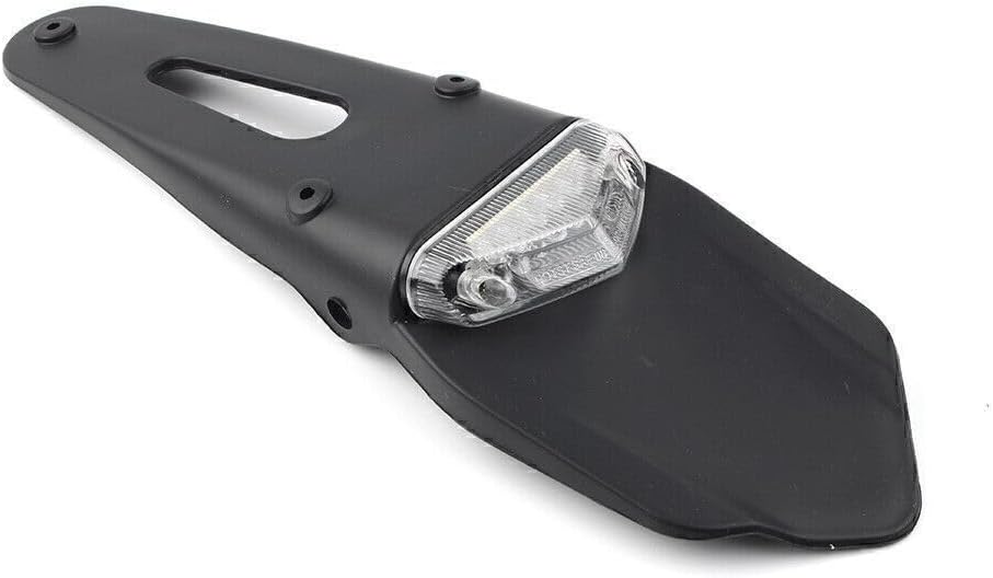 ya 10 9.16 zhengce Universal Motorcycle Clear Lens Rear Tail Light Dirt Bike Fender LED Off-Ro