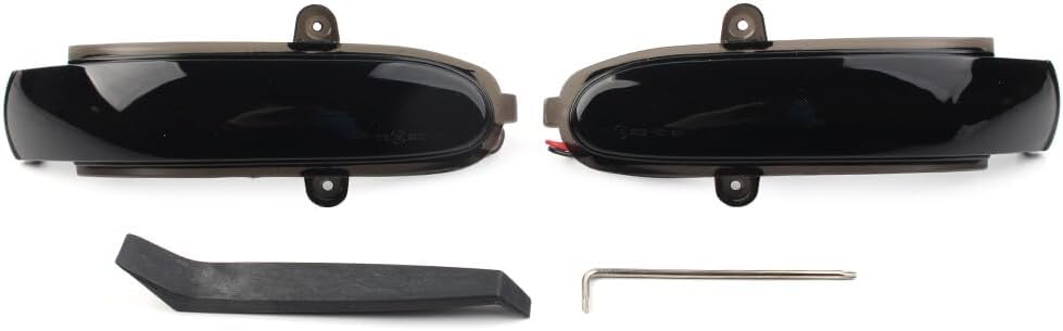 ya 7 8.24 baidi Pair LED Mirror Dynamic Turn Signal Light FOR for Benz C Class W203 S203 CL203 01-07