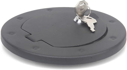 ya 5 8.10 Locking Gas Tank Fuel Filler Cover Cap With Key Fit for Jeep for Wrangler JK 2007-2017
