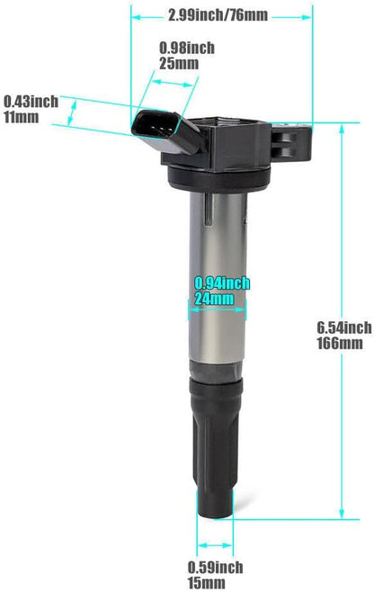 ya 9 10.24 6x 90919-A2007 ignition coil for Toyota for AVALON Camry for Lexus RX350 ES350 3.5L
