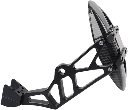 ya 4 8.10 Carbon Fiber Rear Splash Mudguard w/Bracket for Kawasaki Z1000/SX 2014-20 19