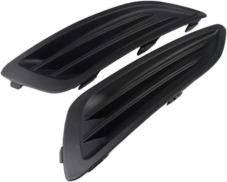 ya 9 10.24 2pcs Front Bumper Fog Light Lamp Covers for Ford Fiesta (2013-2016) Left & Right