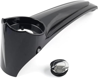 ya 7 8.24 baidi Stretched Dash Panel + Gas Tank Cap Cover For Harley Electra Street Glide 86-07